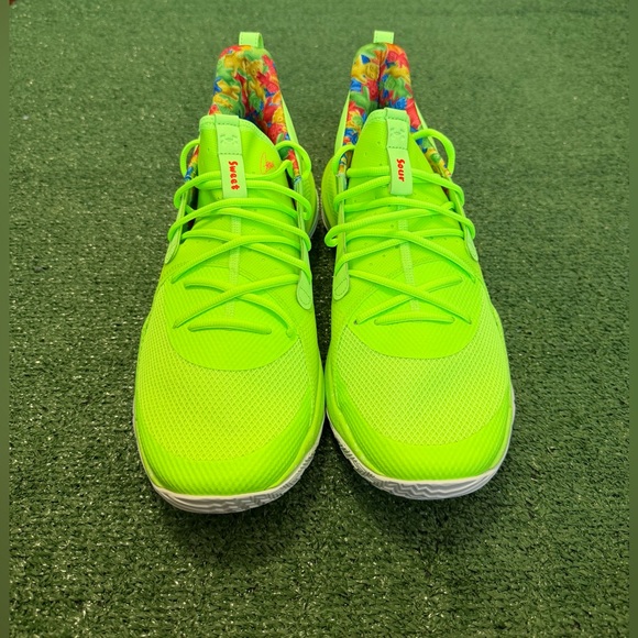 Under Armour Curry 7 “Sour Patch” 3021258-302 Men Size 14 - Picture 2 of 8